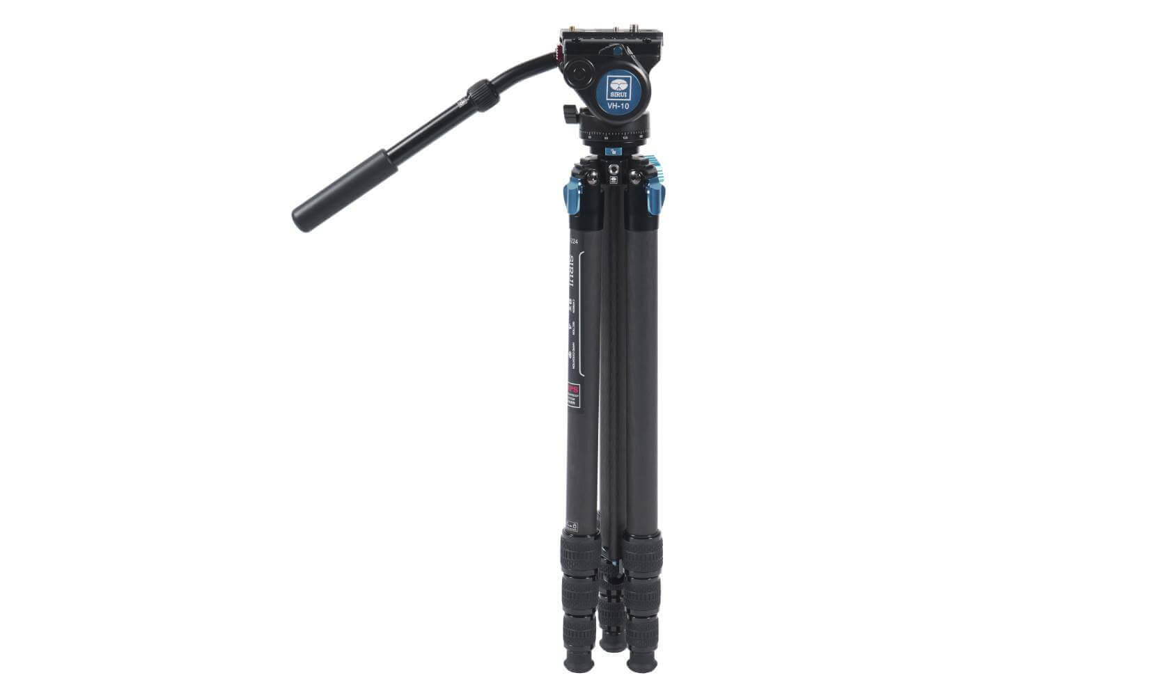 sirui-st-224-carbon-video-stativ-mit-vh-10-fluidkopf image 2