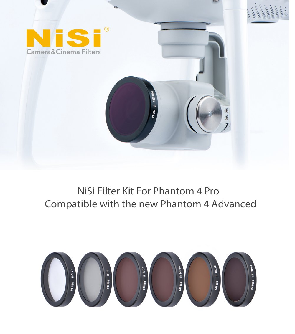 nisi-phantom-4-pro-drohnenfilter-kit-uv-pol-nd8-nd64 image 2