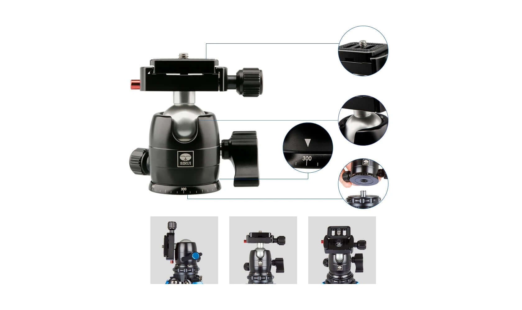 sirui-am-223-mini-carbon-stativ-mit-b-00k-kugelkopf image 5