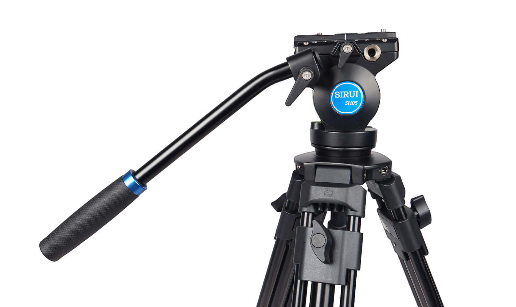 sirui-sh05-video-stativ-kit-aluminium-mit-fluidkopf-140cm image 4
