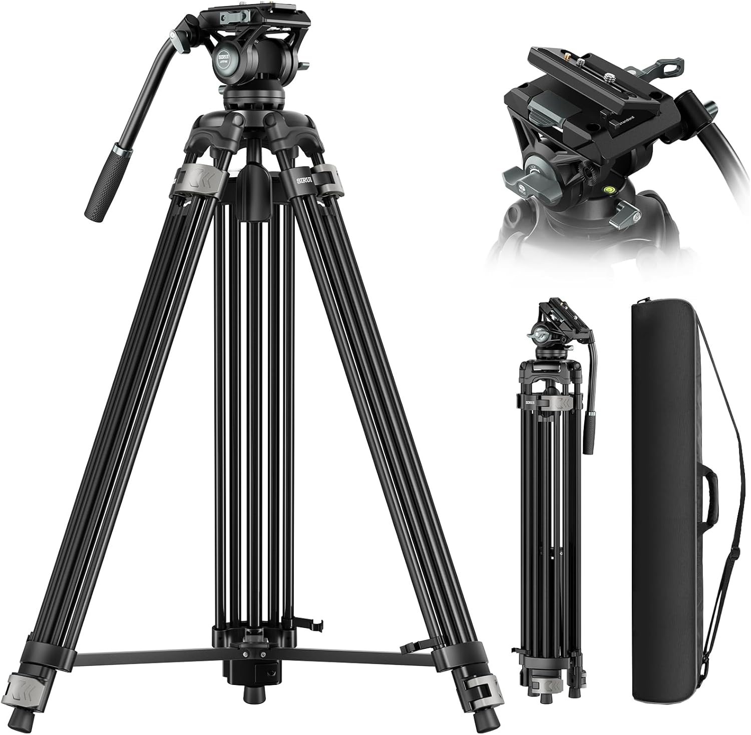 sirui-tripods-avt-01-videostativ-mit-fluidkopf-heavy-duty image 1