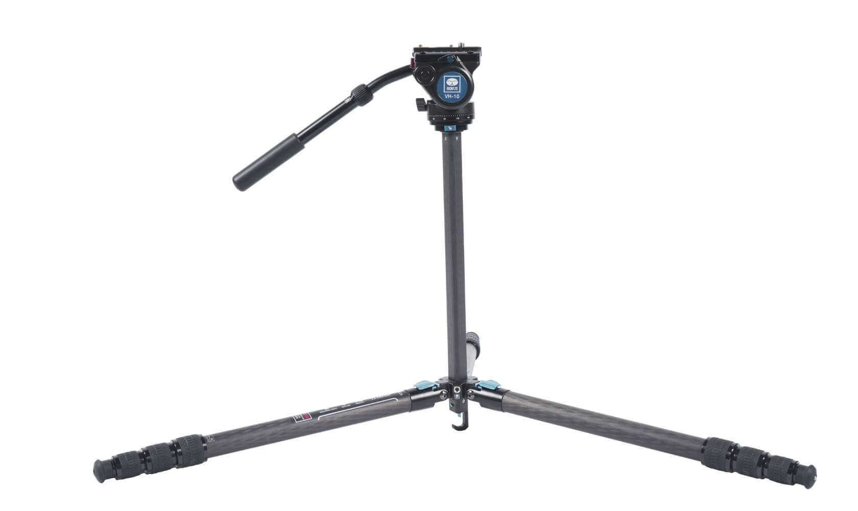 sirui-st-224-carbon-video-stativ-mit-vh-10-fluidkopf image 4
