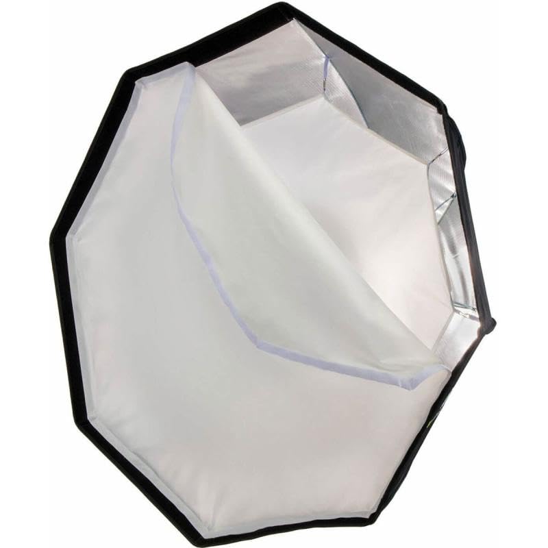 caruba-octabox-95-cm-matt-silber-bowens-mit-gitter image 2