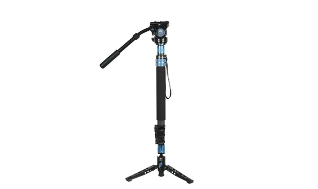 sirui-p-424fs-vh-10-carbon-einbeinstativ-mit-vh-10-fluidkopf image 1