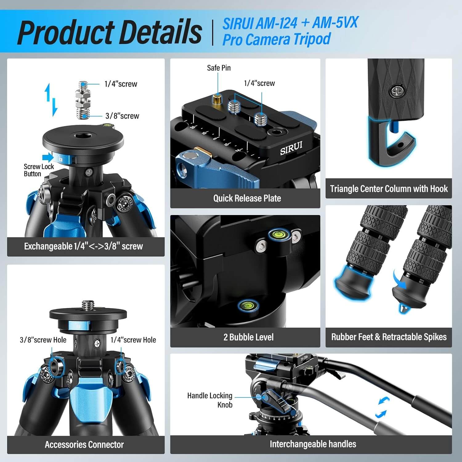 sirui-am-124-carbon-stativ-mit-am-5vx-fluidkopf image 8