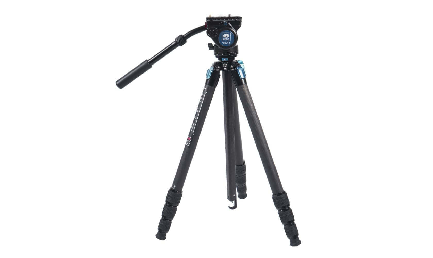 sirui-st-224-vh-10-videostativ-kohlefaser-kit-fluidkopf image 1