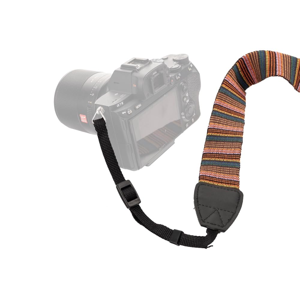 caruba-retro-kameragurt-halsband-110x4-cm-verstellbar image 3